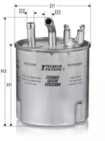 TECNECO FILTERS gs93915 -  Топливный фильтр